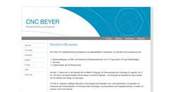 Desktop Screenshot of cnc-beyer.de